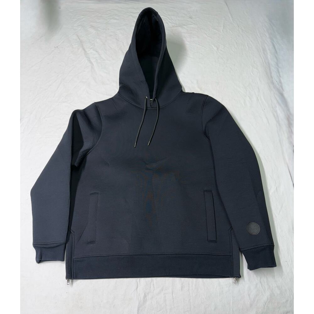 TED  BAKER LONDON  Bellta Neoprene  hoodie pullover Men’s size 4 /L color black